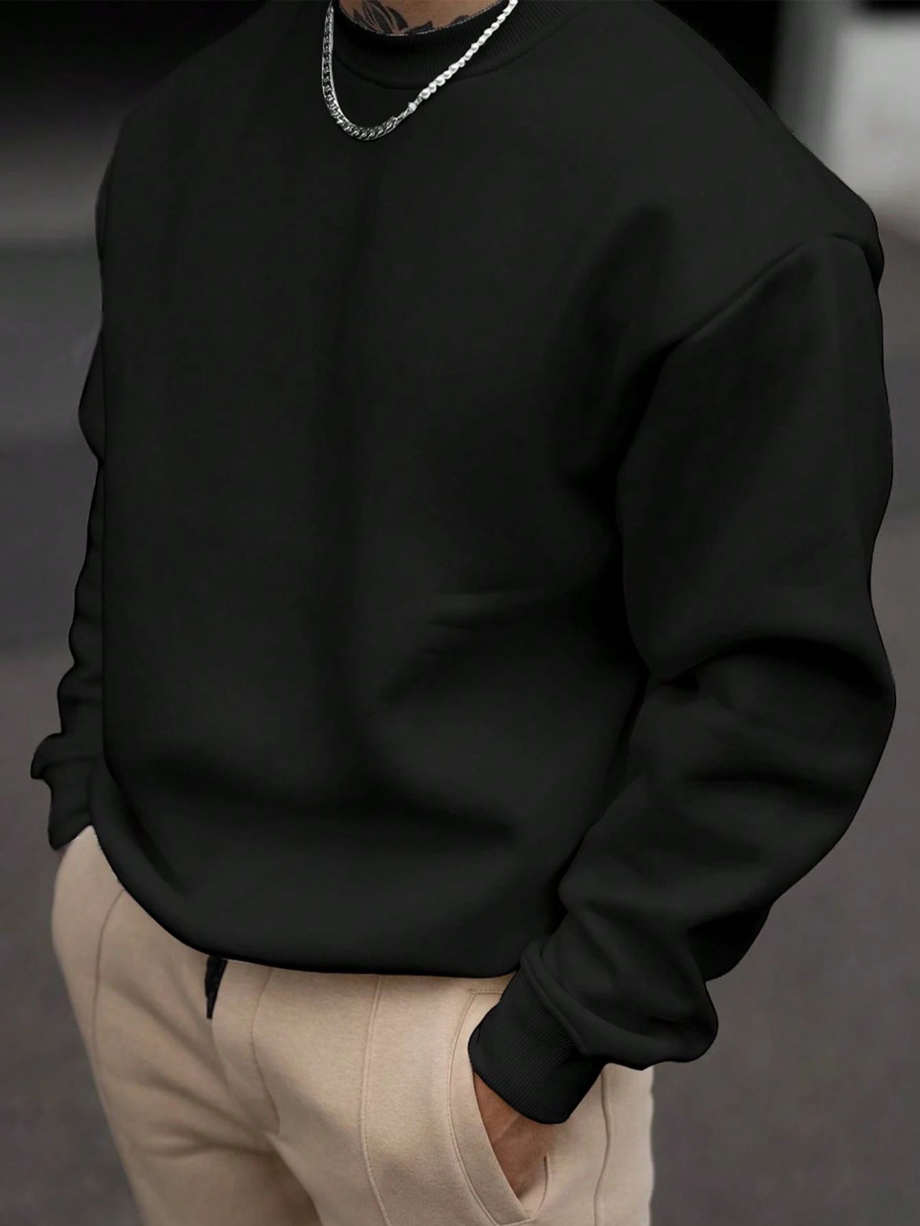 Suéter Masculino Liso - Suéter Amsterdã