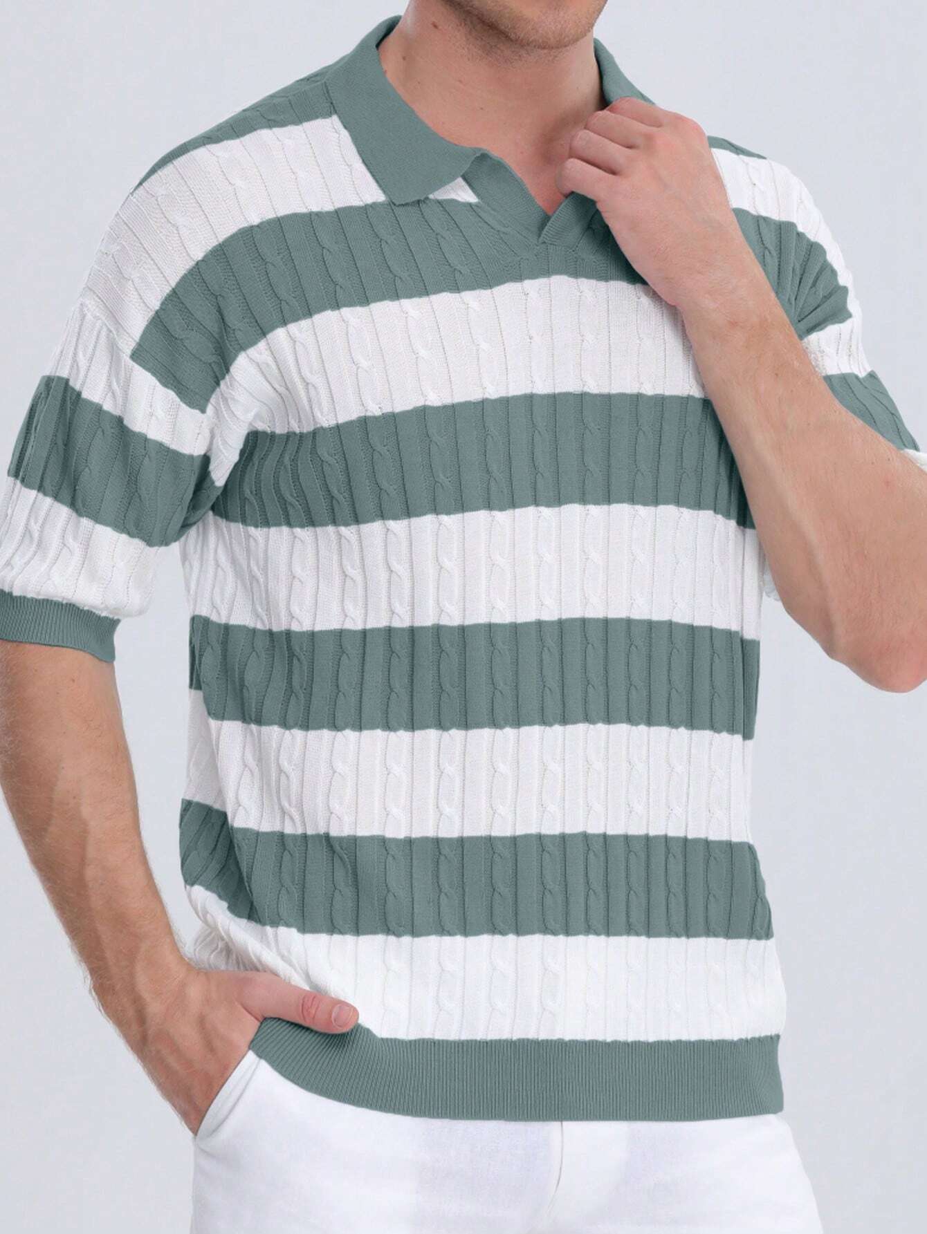 Camisa Polo Texturizada - Camisa Bérgamo