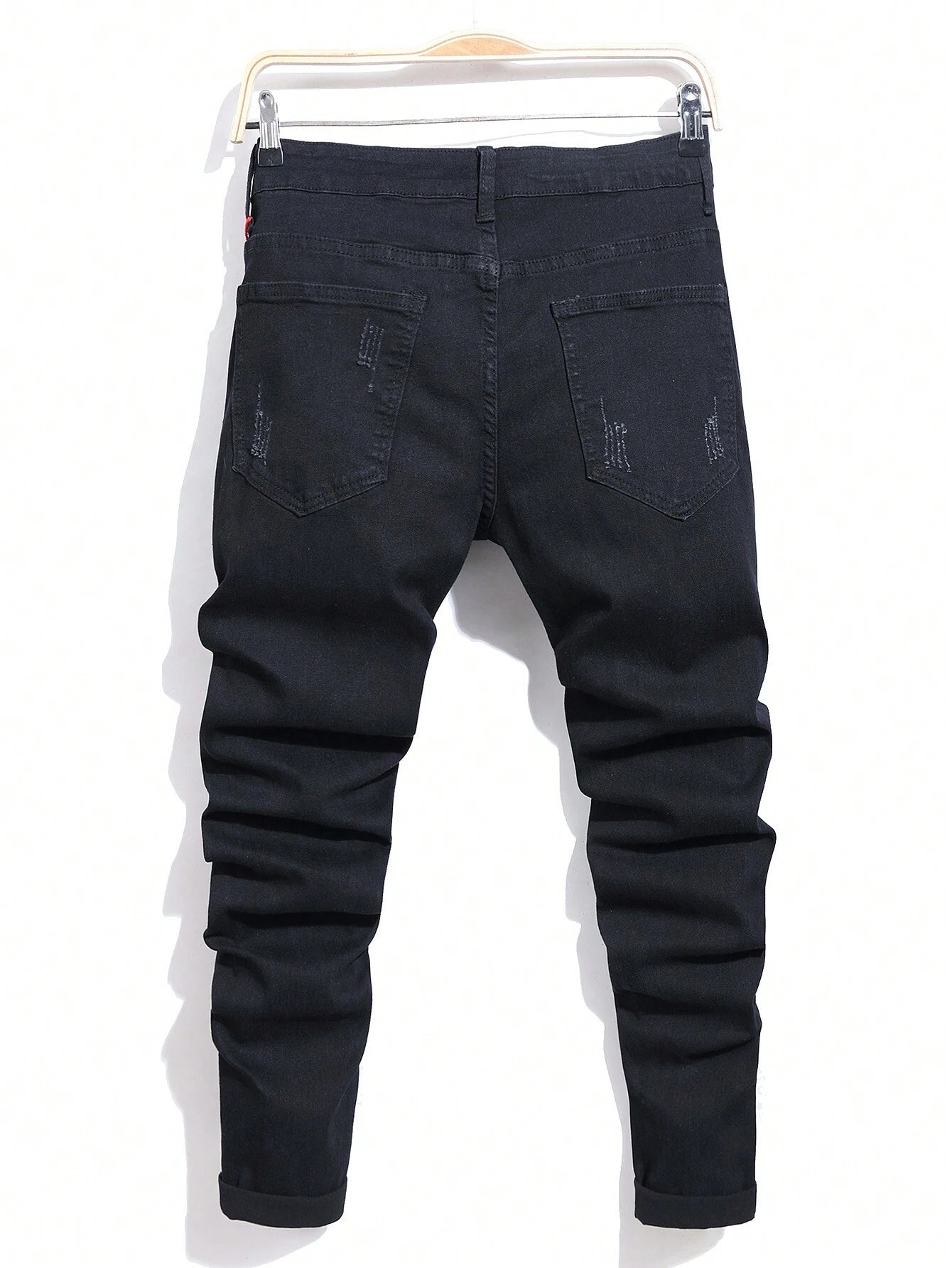 Calça Jeans Masculina Rasgada com Detalhes - Calça Melbourne
