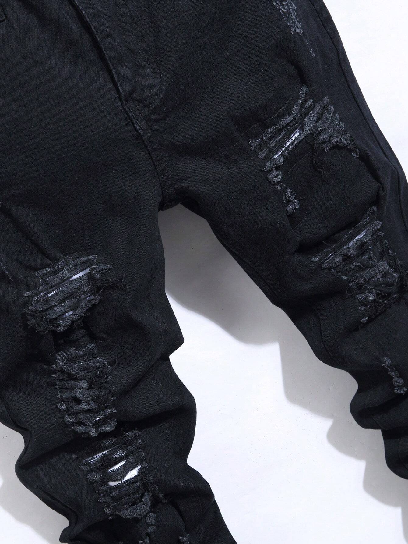 Calça Jeans Masculina Rasgada com Detalhes - Calça Melbourne