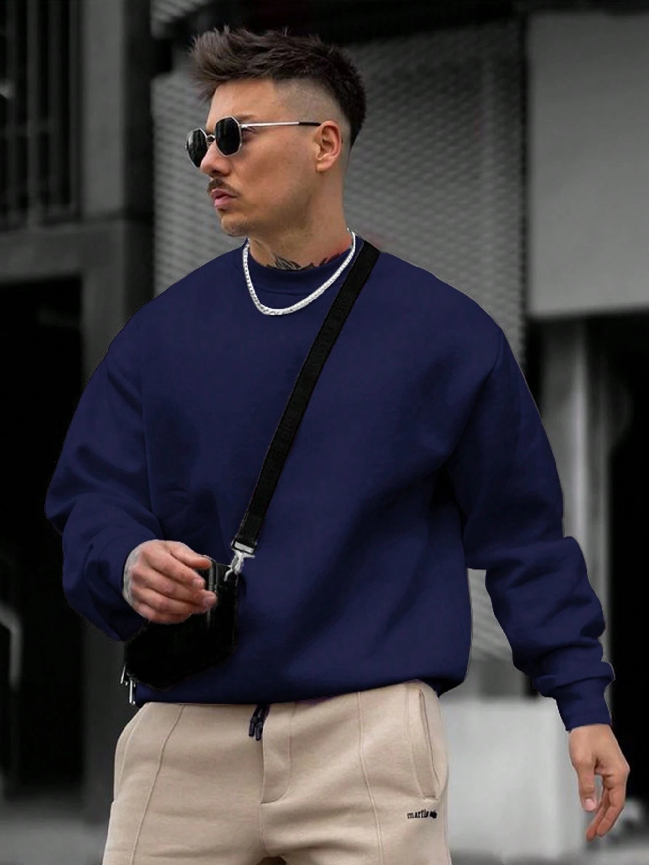 Suéter Masculino Liso - Suéter Amsterdã