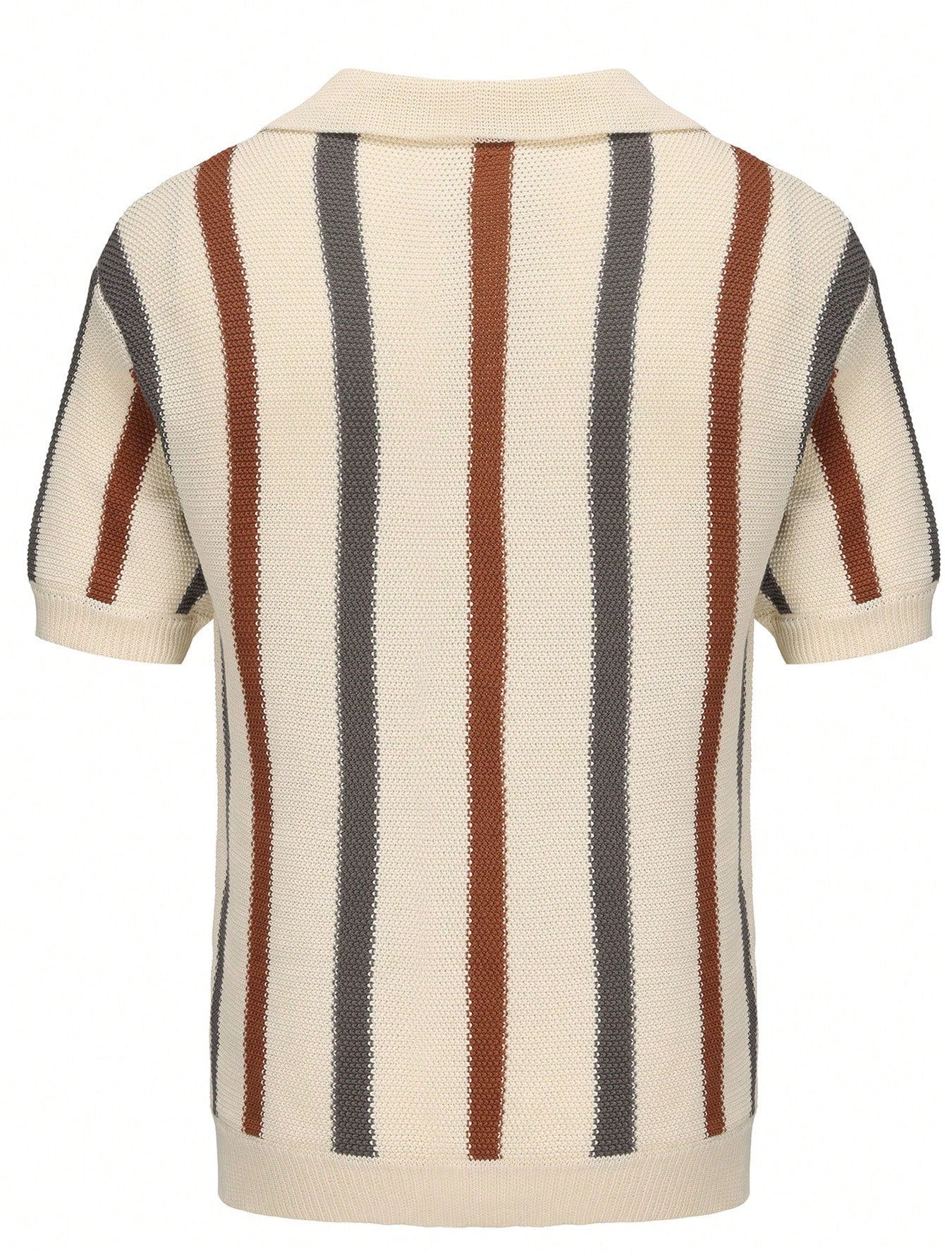 Camisa Polo Listrada em Tricô - Camisa Malta