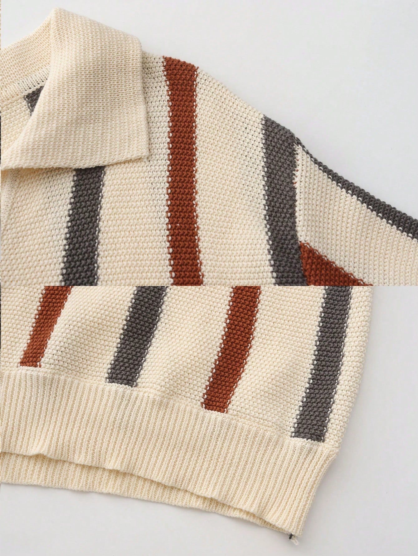 Camisa Polo Listrada em Tricô - Camisa Malta