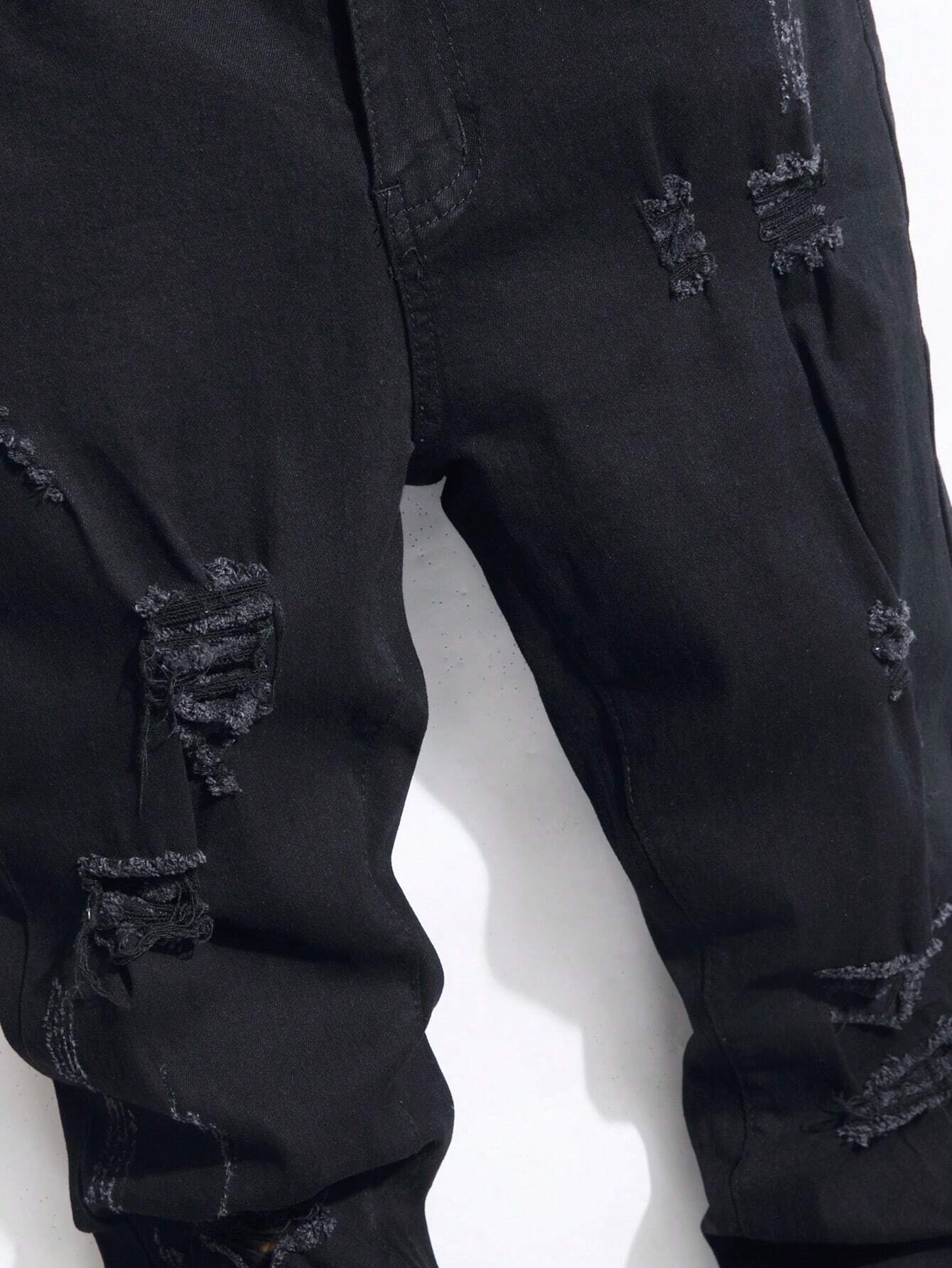 Calça Masculina com Detalhes Rasgados - Calça Victoria