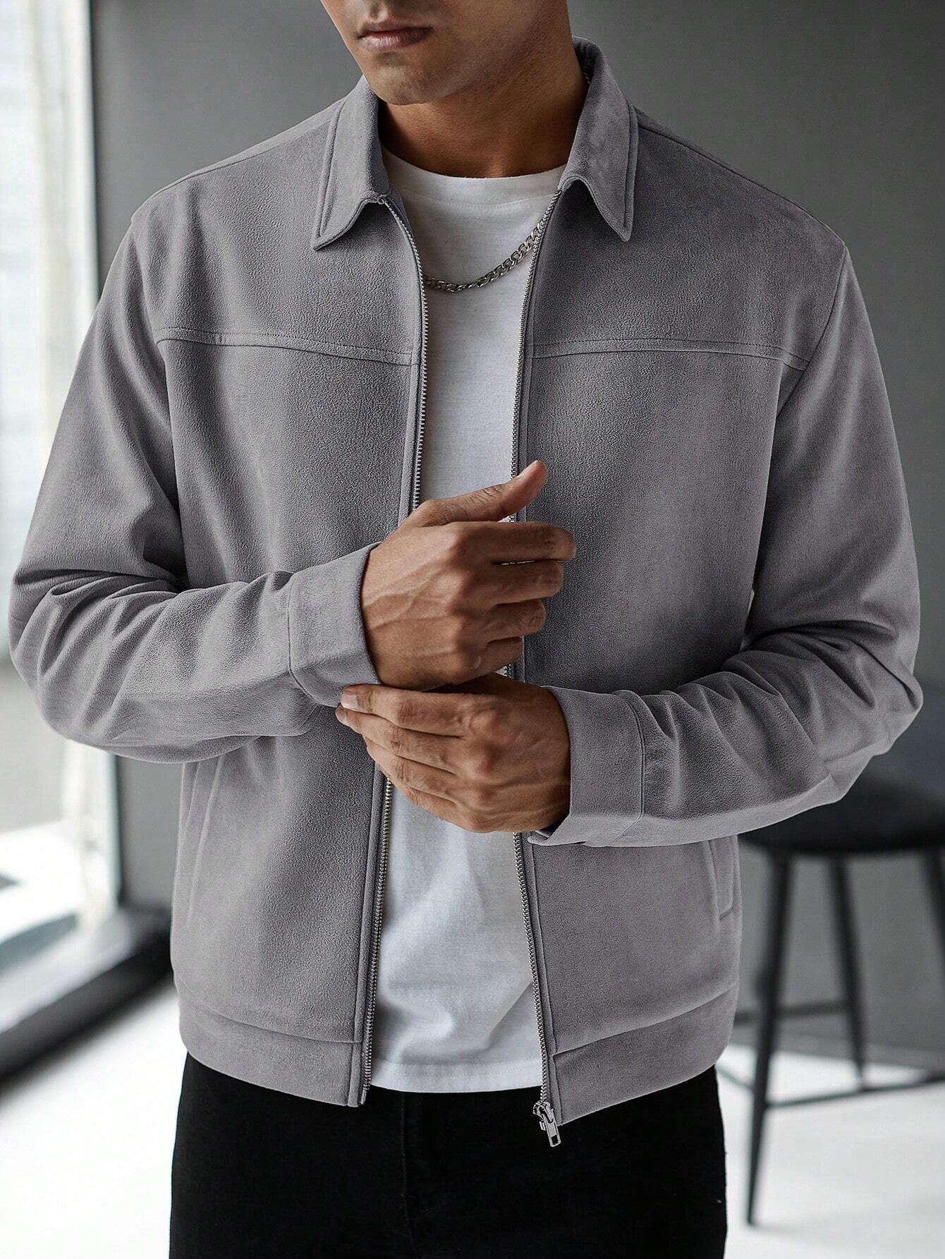 Jaqueta Masculina com Zíper - Jaqueta Melbourne
