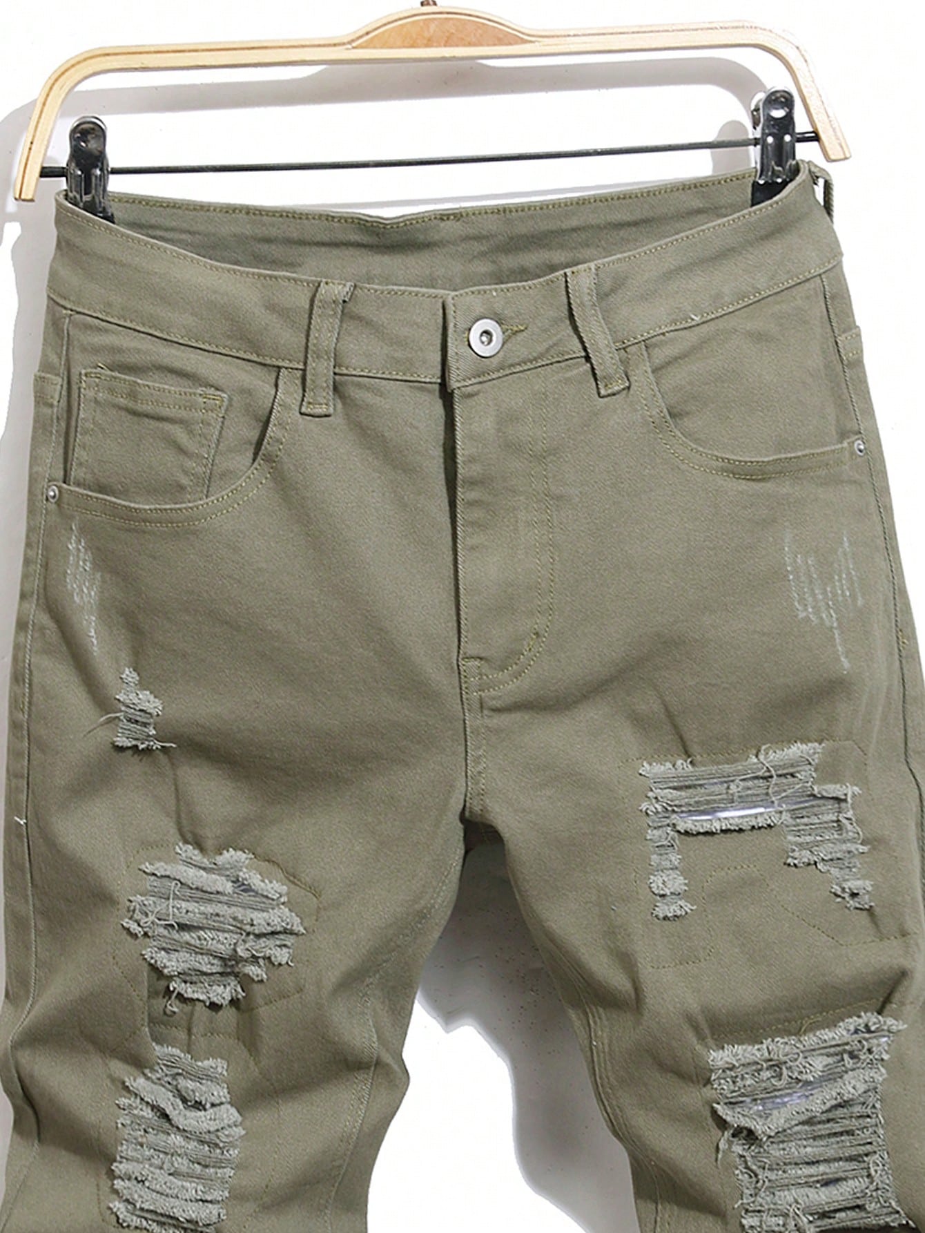 Calça Jeans Masculina Rasgada com Detalhes - Calça Melbourne