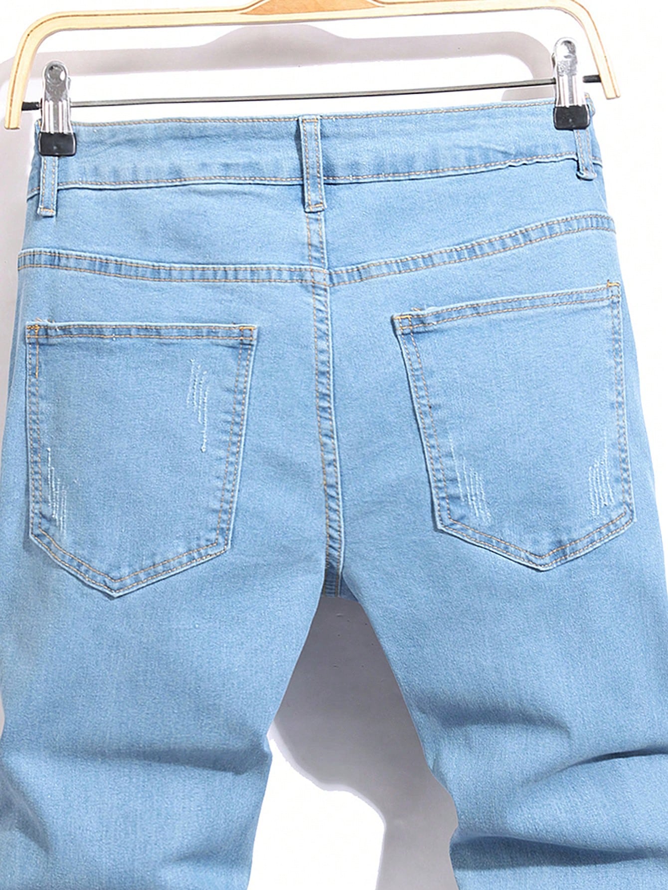 Calça Jeans Masculina Rasgada com Detalhes - Calça Melbourne
