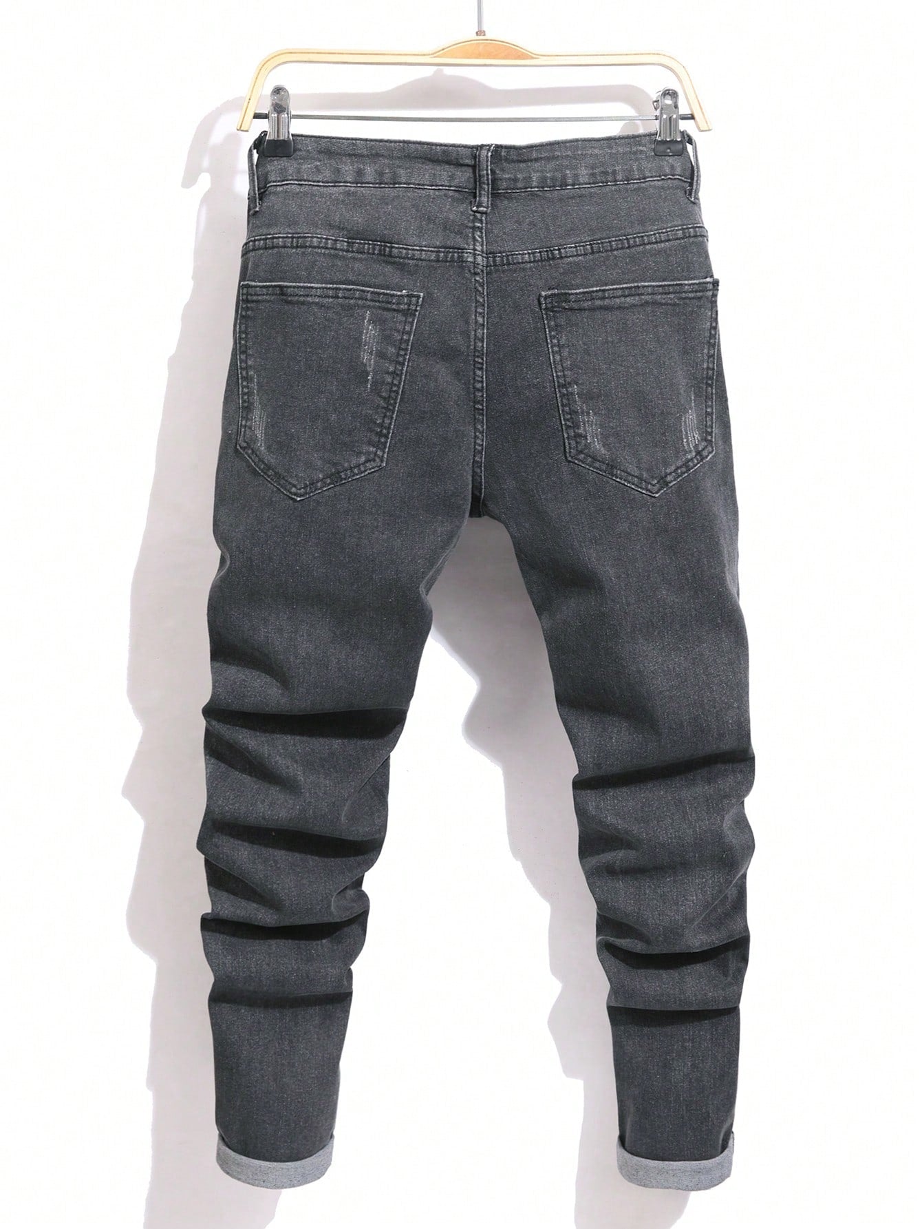 Calça Jeans Masculina Rasgada com Detalhes - Calça Melbourne