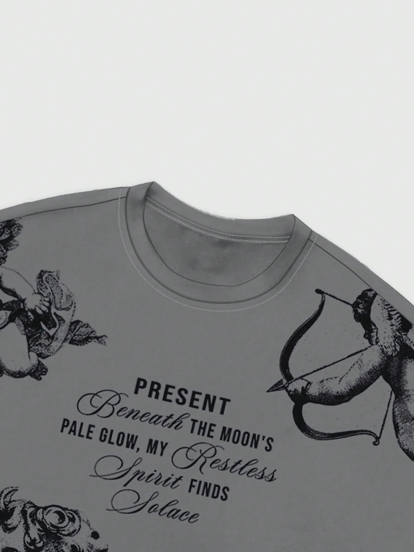Camiseta Oversized Masculina - T-shirt Living Angels