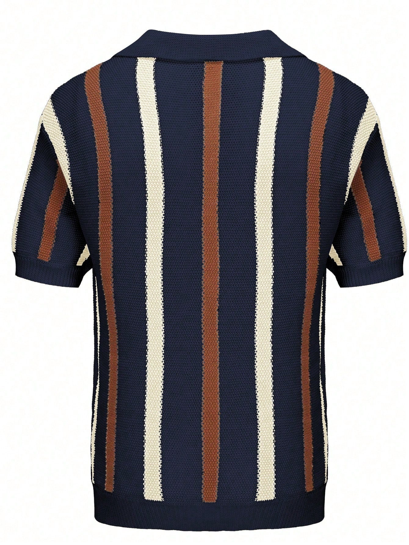 Camisa Polo Listrada em Tricô - Camisa Malta