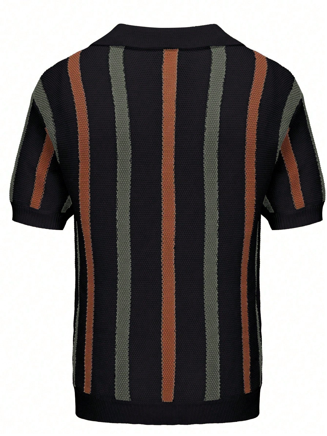 Camisa Polo Listrada em Tricô - Camisa Malta