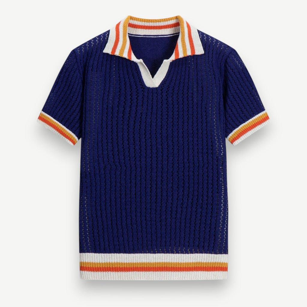 Camisa Polo em Tricô Leve - Camisa Bréscia
