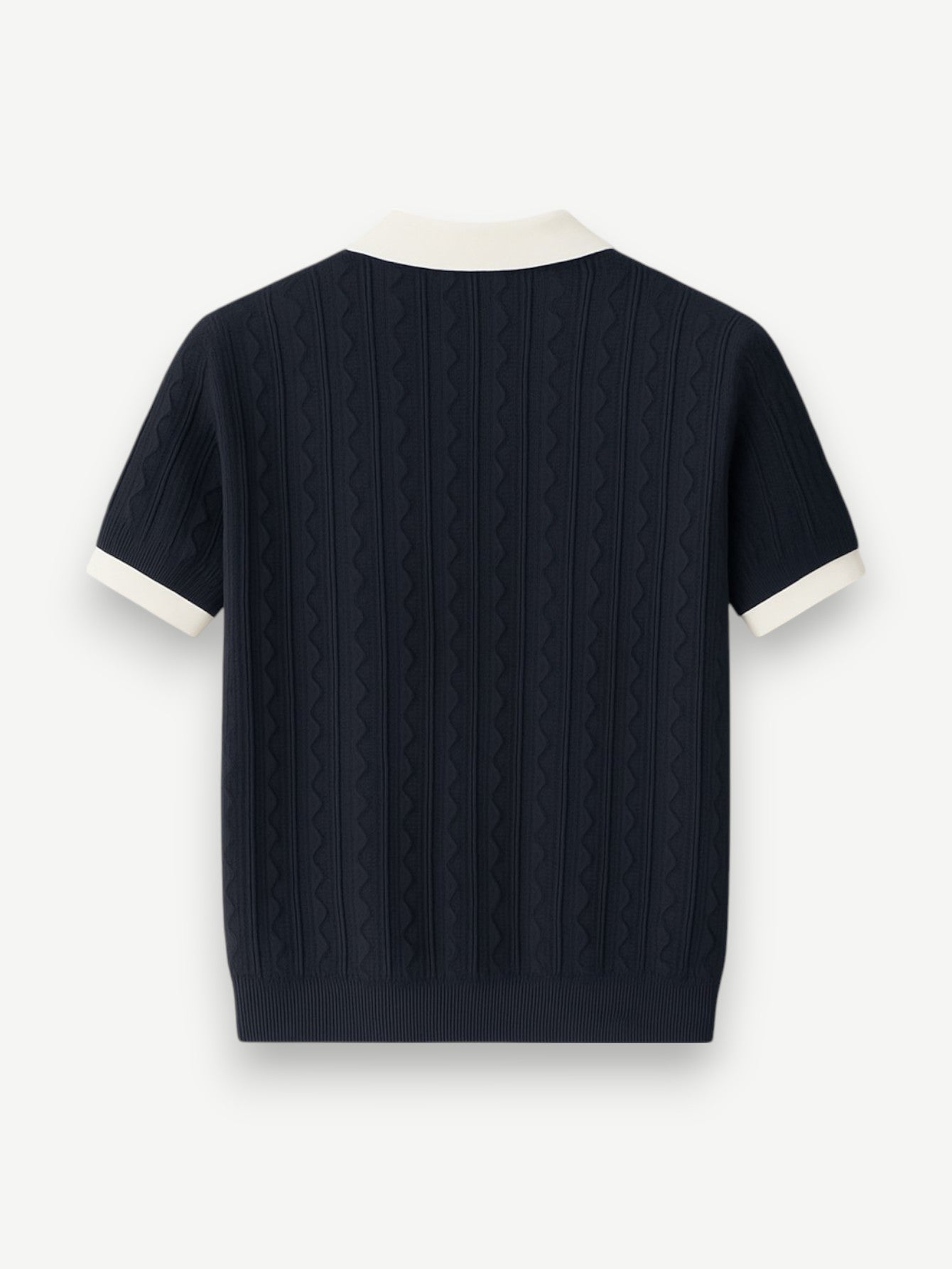 Camisa Polo Masculina Texturizada - Camisa Ravello