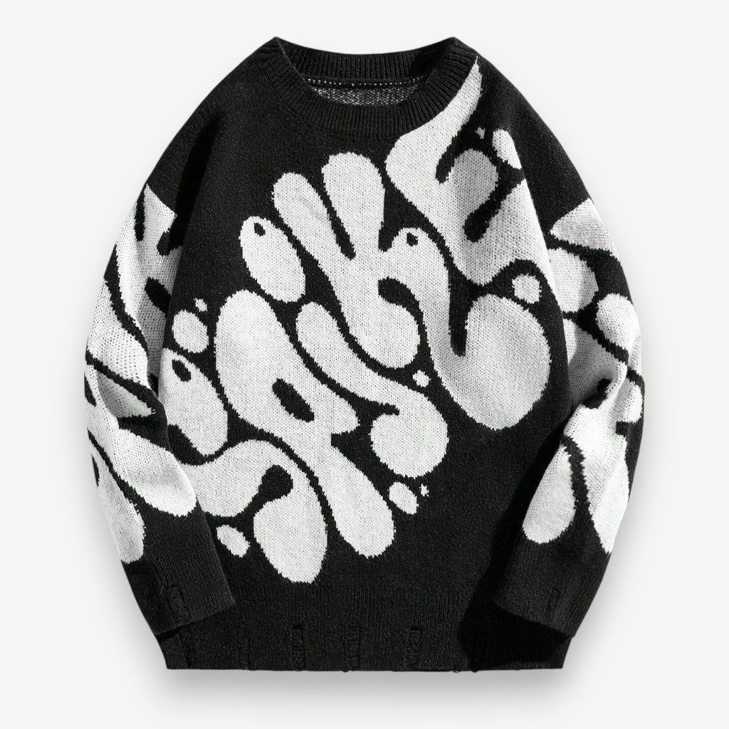 Súeter Masculino Estampado - Suéter Spike
