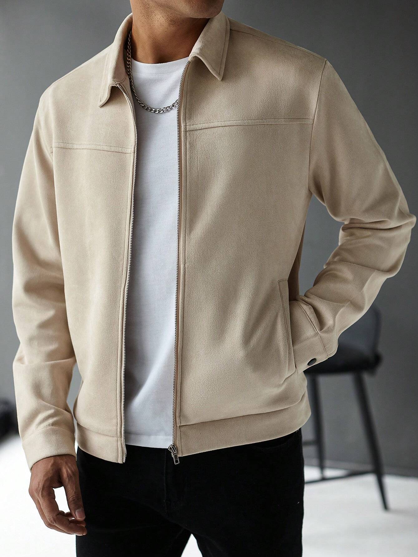 Jaqueta Masculina com Zíper - Jaqueta Melbourne