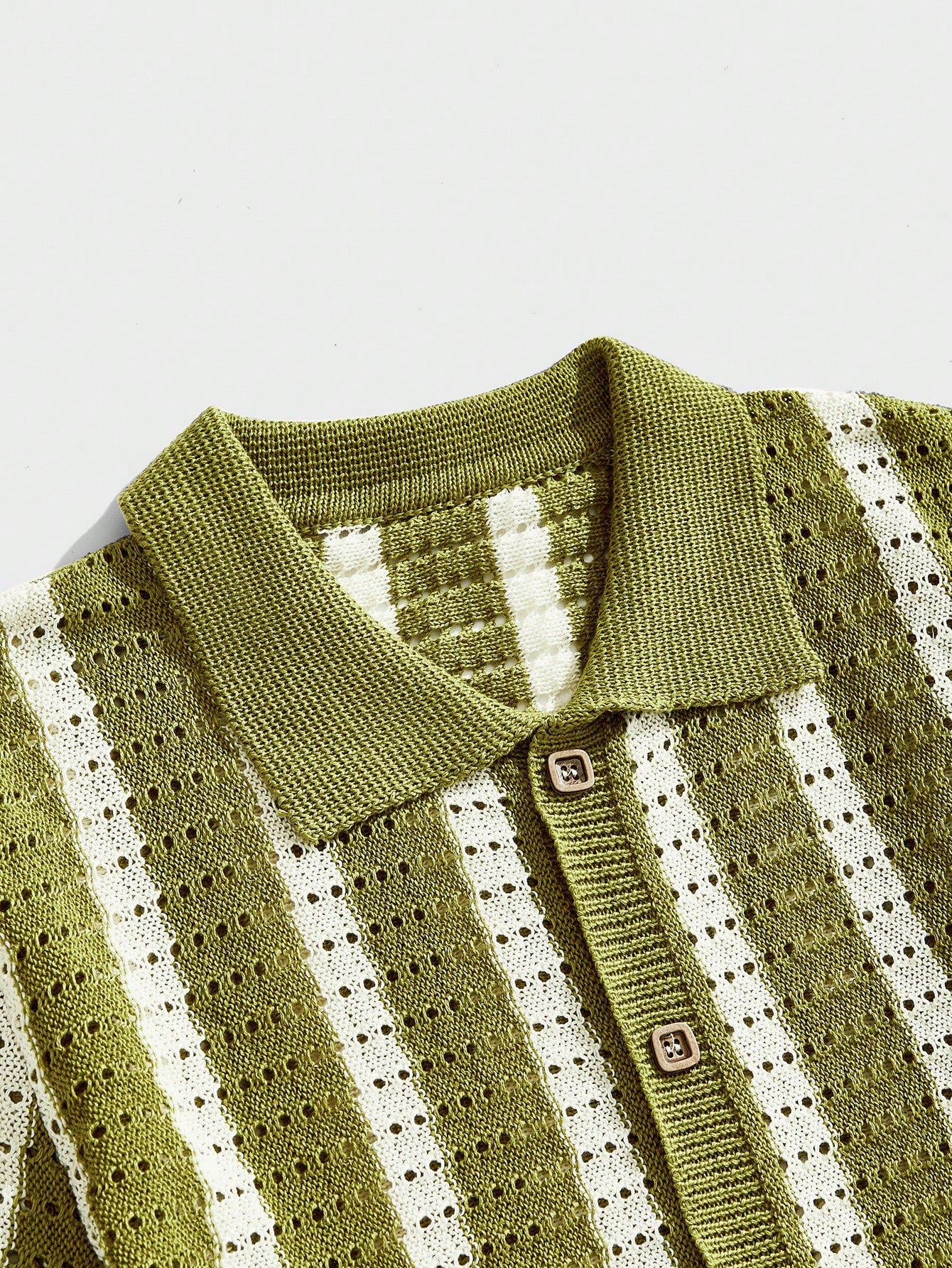 Camisa de Botão em Tricô Leve - Camisa Phuket