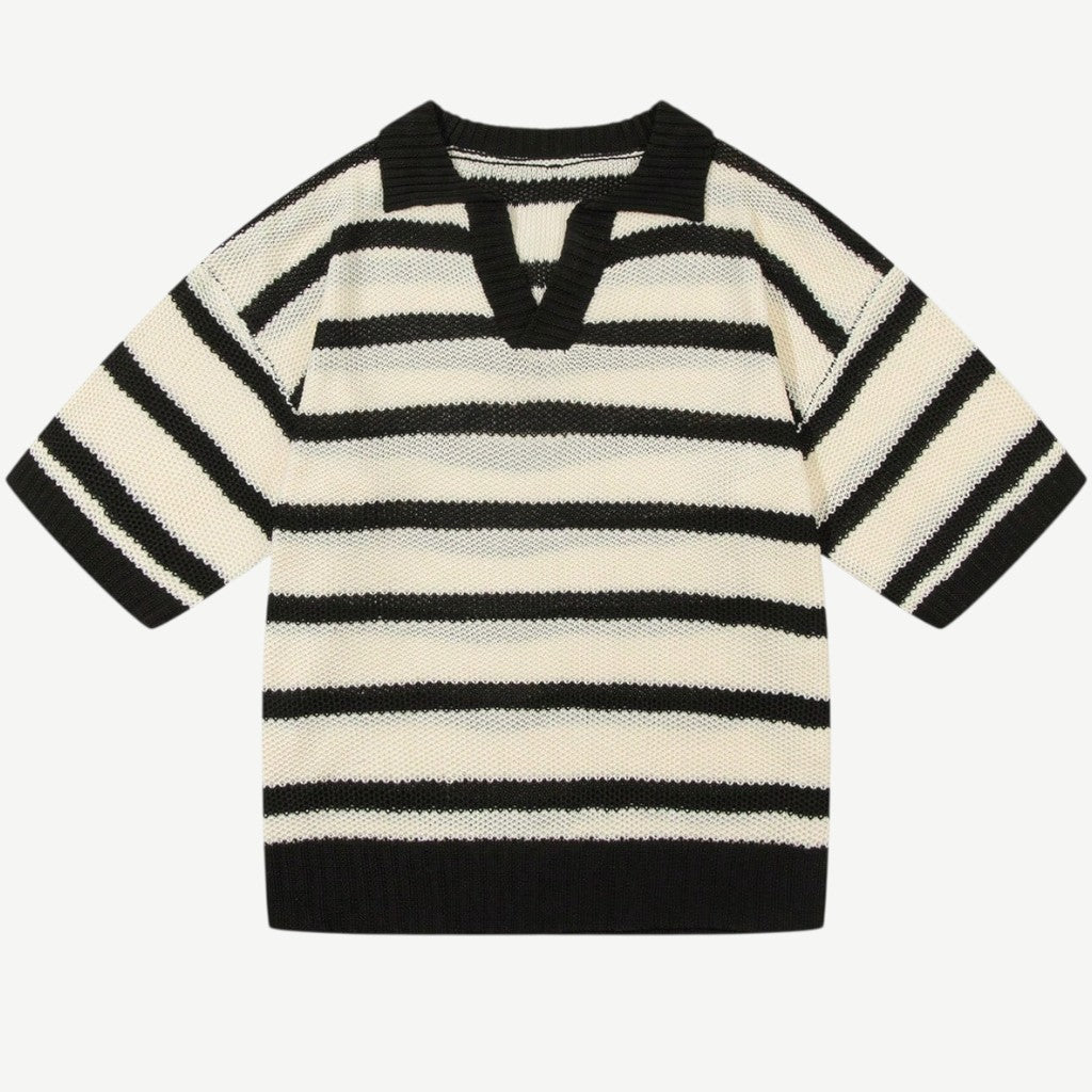 Camisa Polo de Tricô Oversized Masculina - Camisa Mallorca
