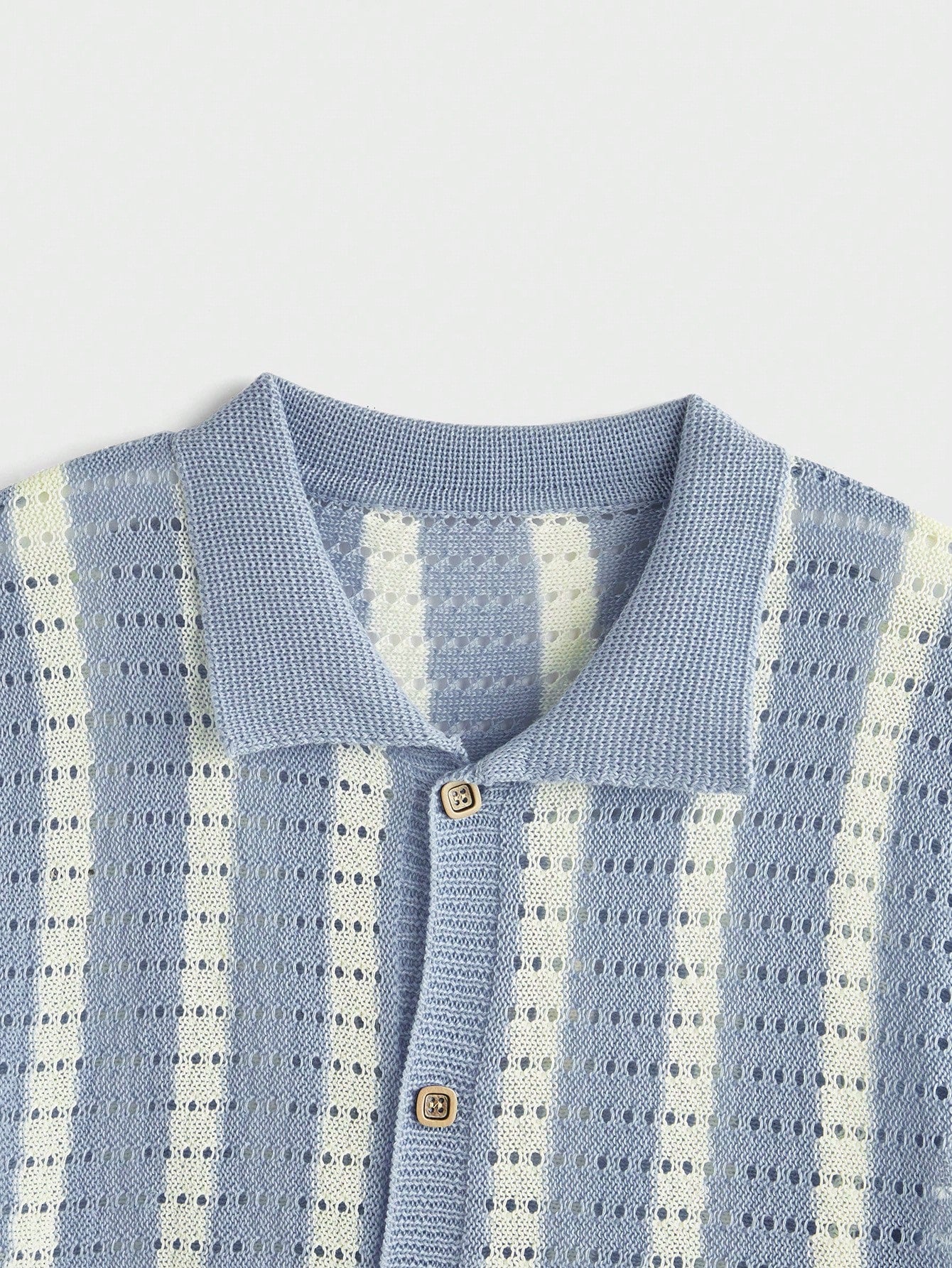 Camisa de Botão em Tricô Leve - Camisa Phuket