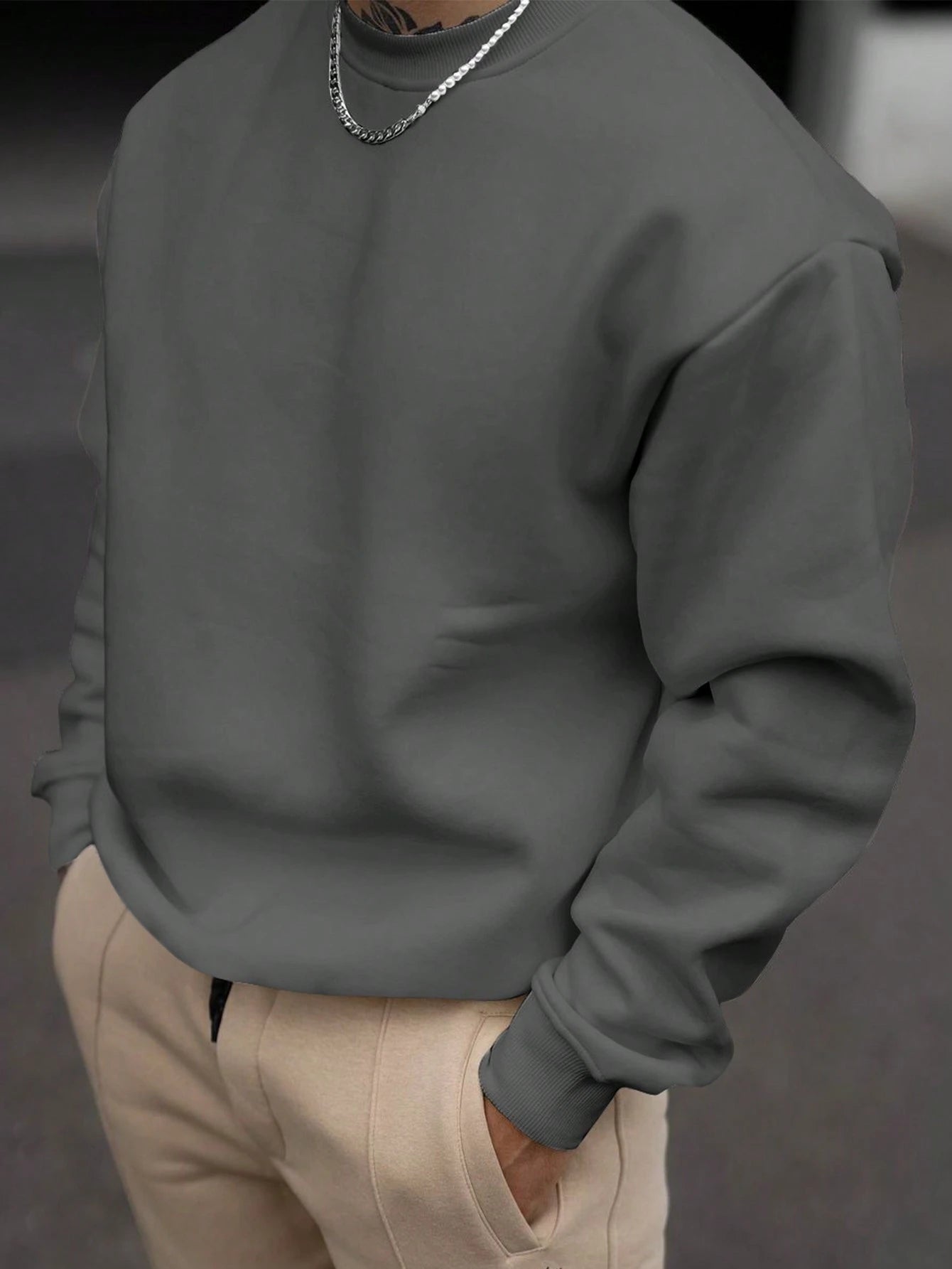 Suéter Masculino Liso - Suéter Amsterdã