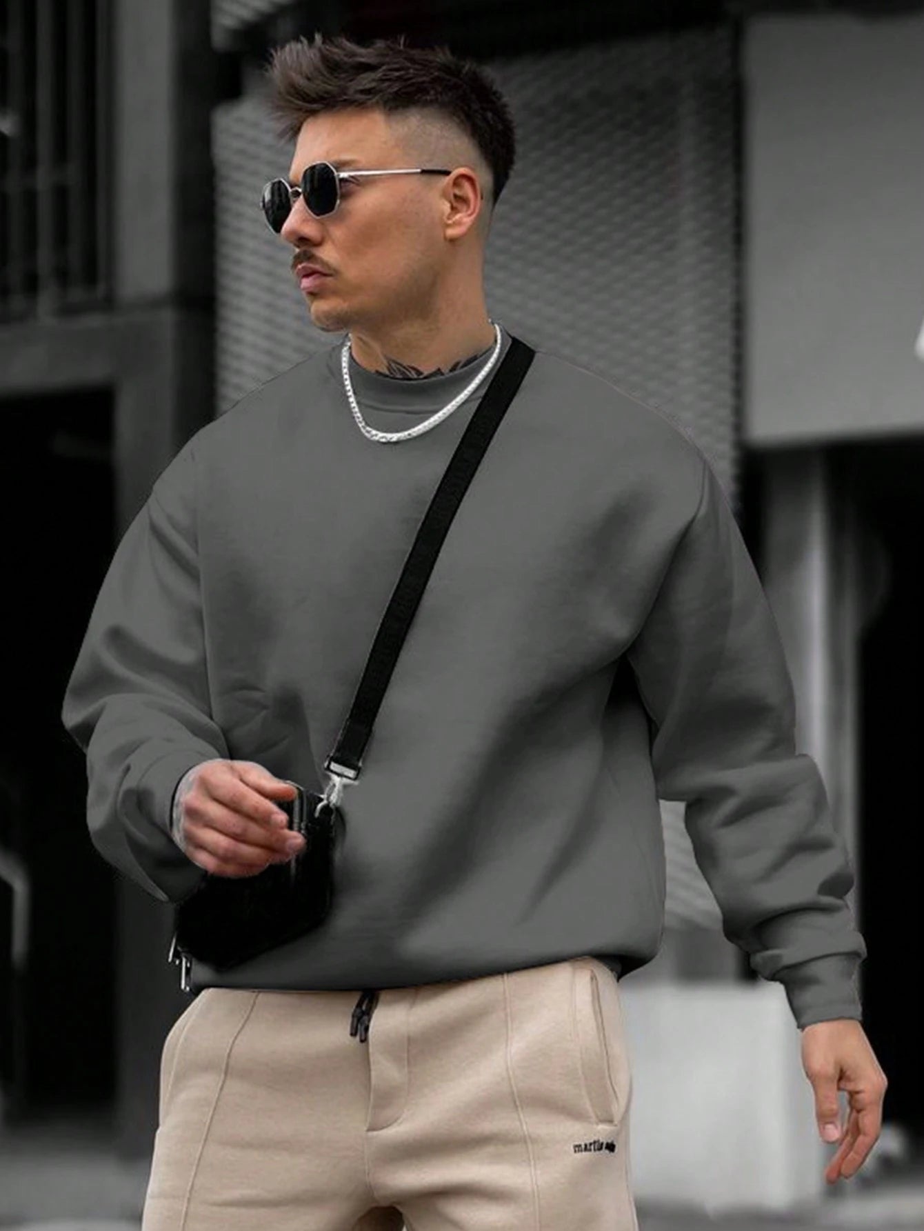 Suéter Masculino Liso - Suéter Amsterdã
