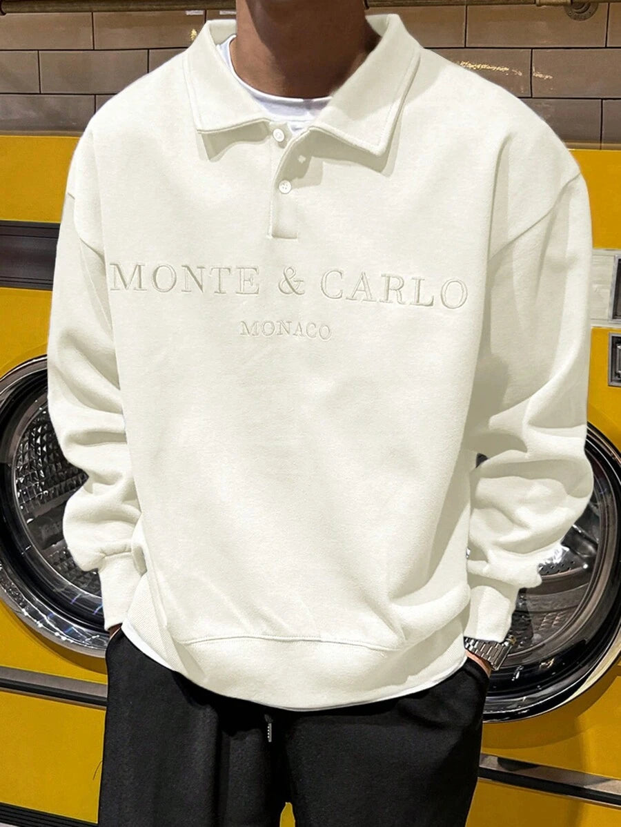 Suéter Masculino com Bordado - Suéter Monte Carlo