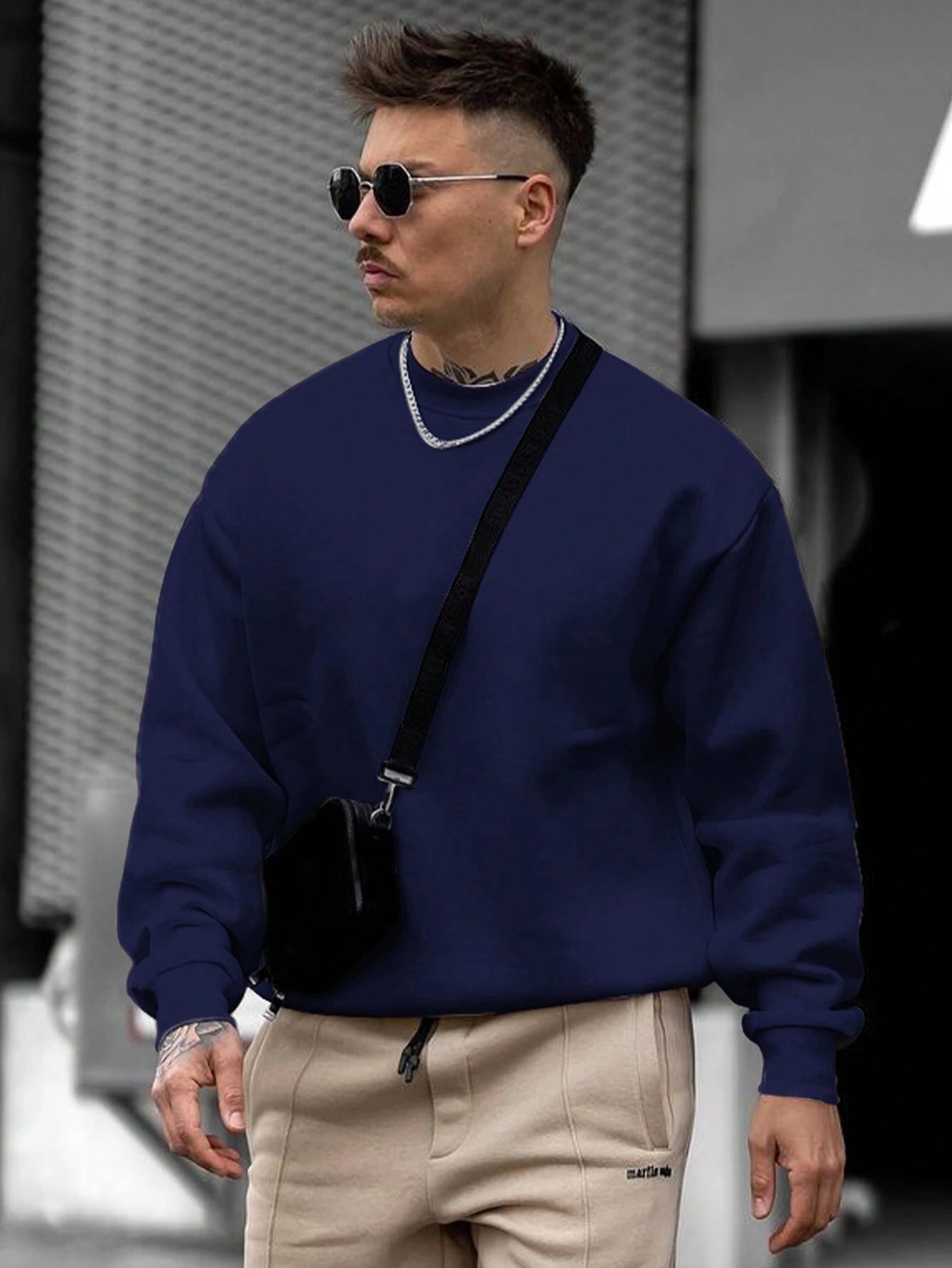 Suéter Masculino Liso - Suéter Amsterdã