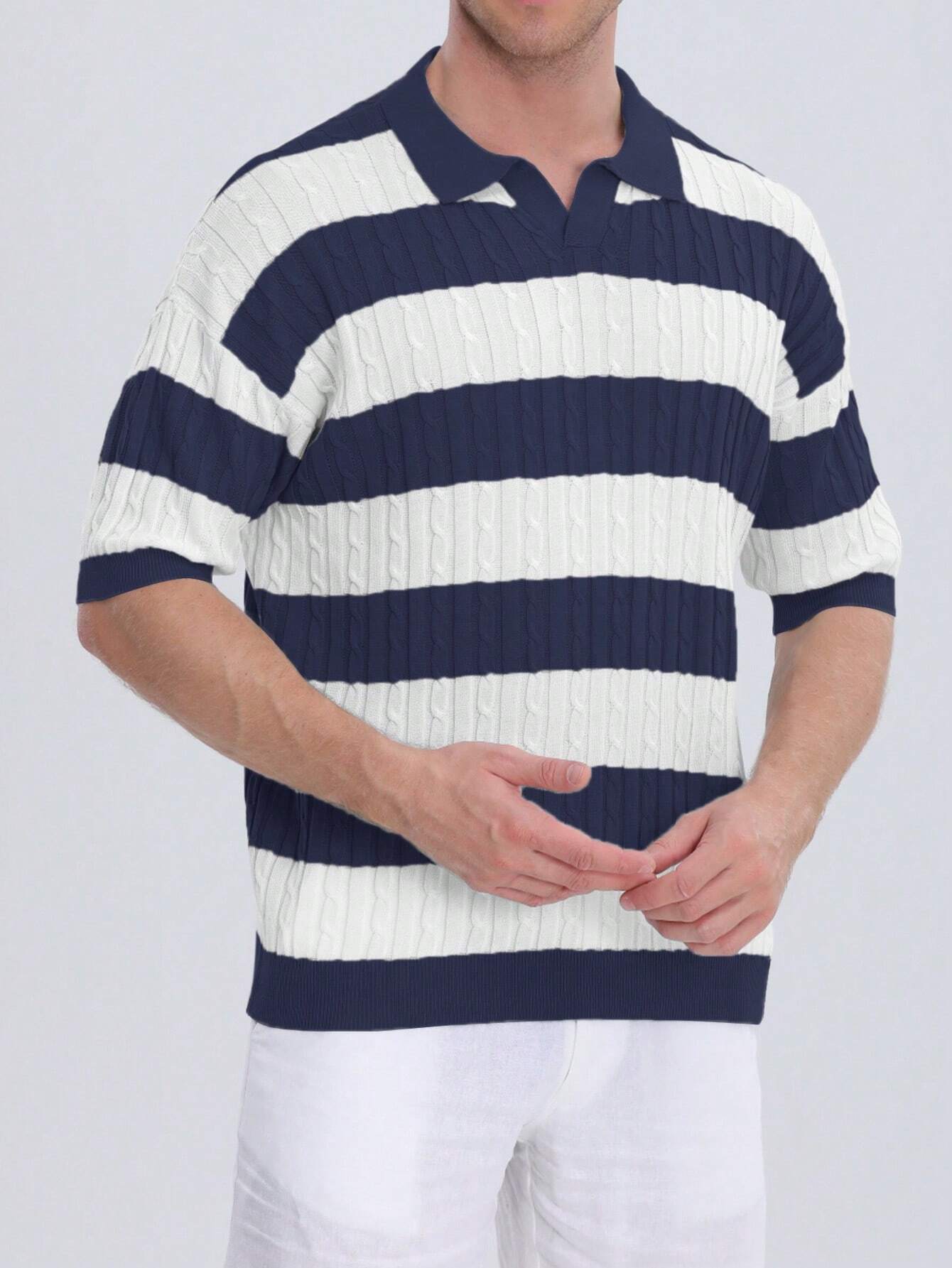 Camisa Polo Texturizada - Camisa Bérgamo
