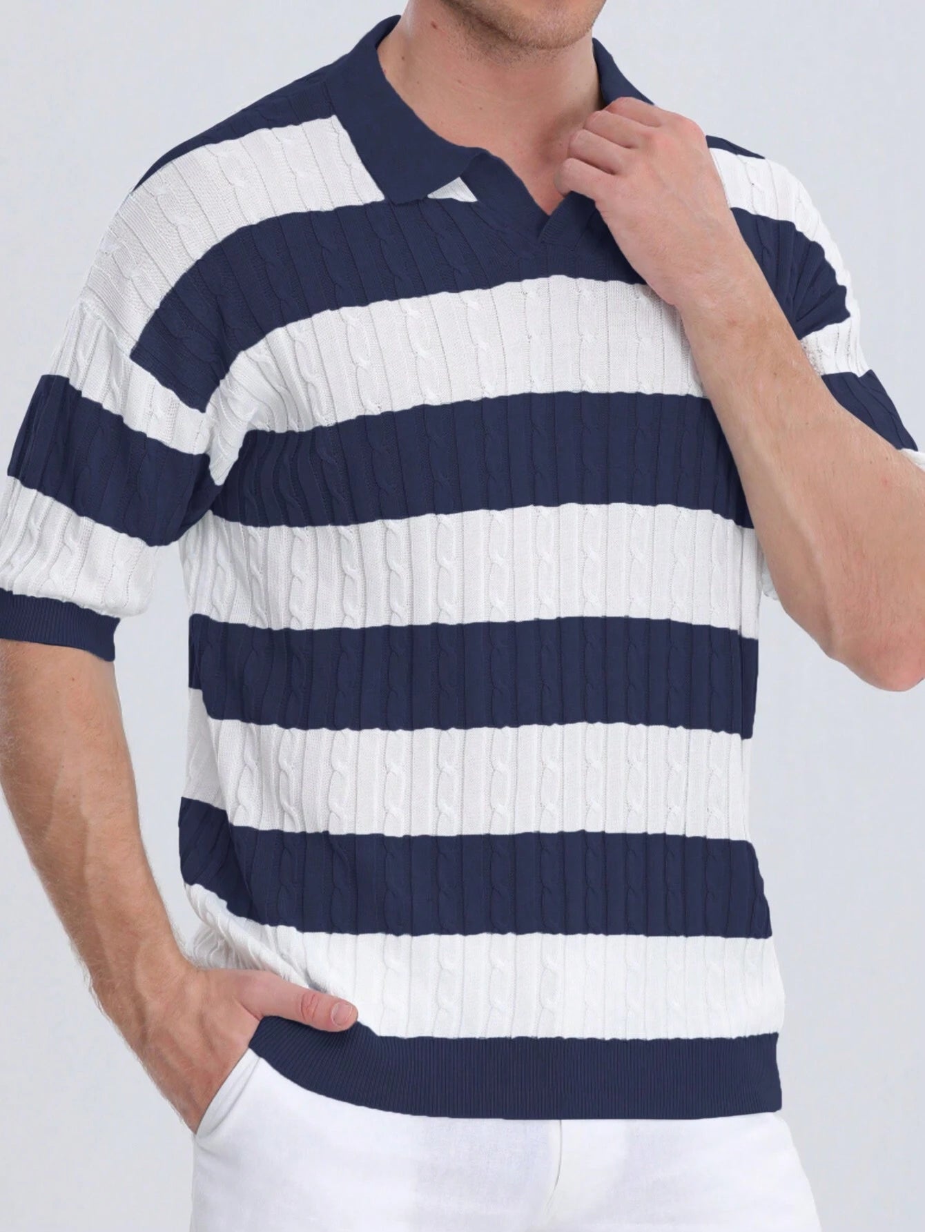 Camisa Polo Texturizada - Camisa Bérgamo
