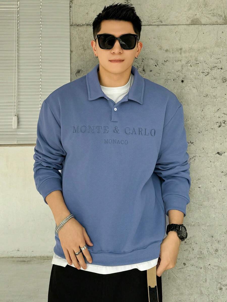 Suéter Masculino com Bordado - Suéter Monte Carlo