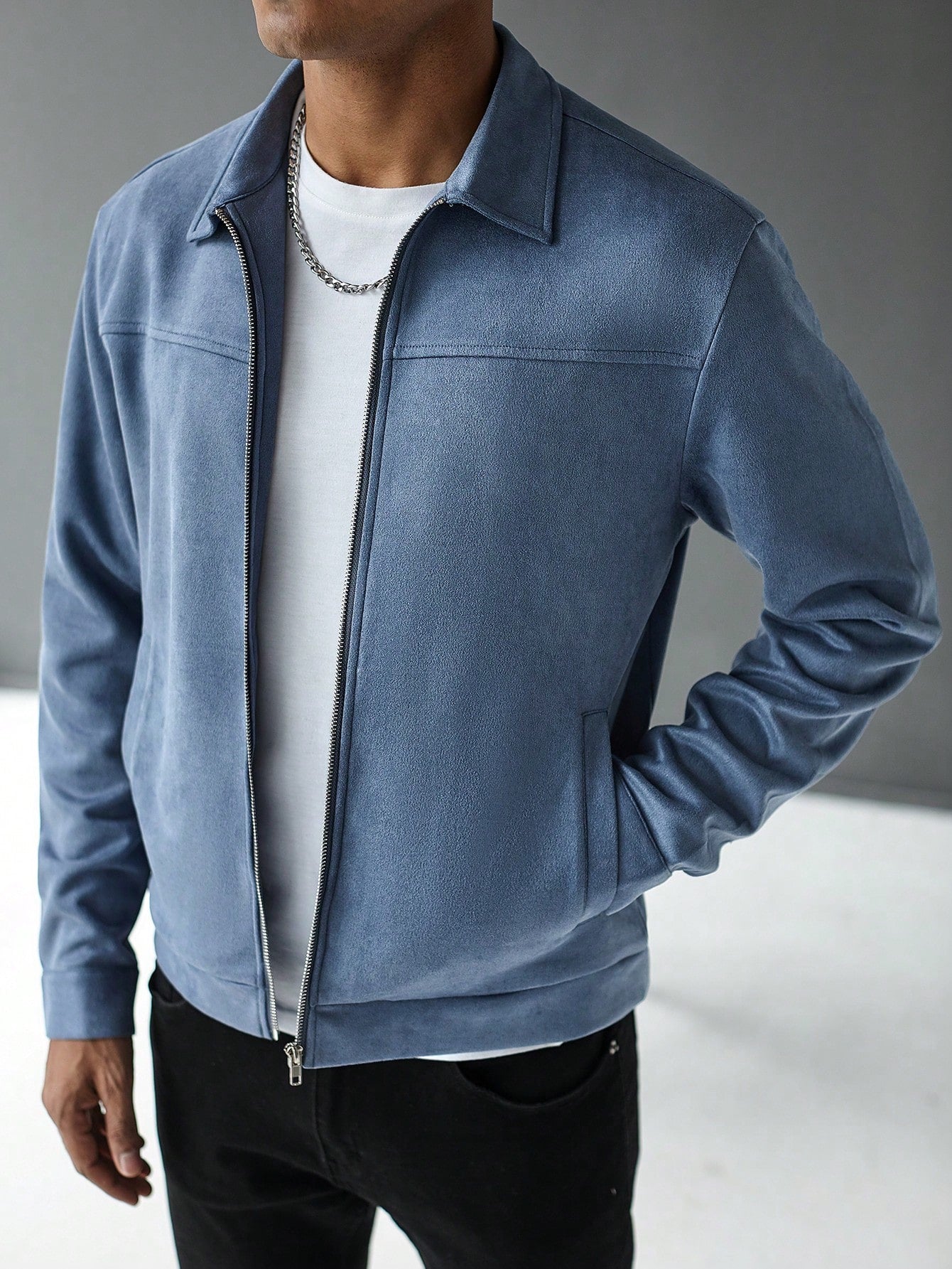 Jaqueta Masculina com Zíper - Jaqueta Melbourne