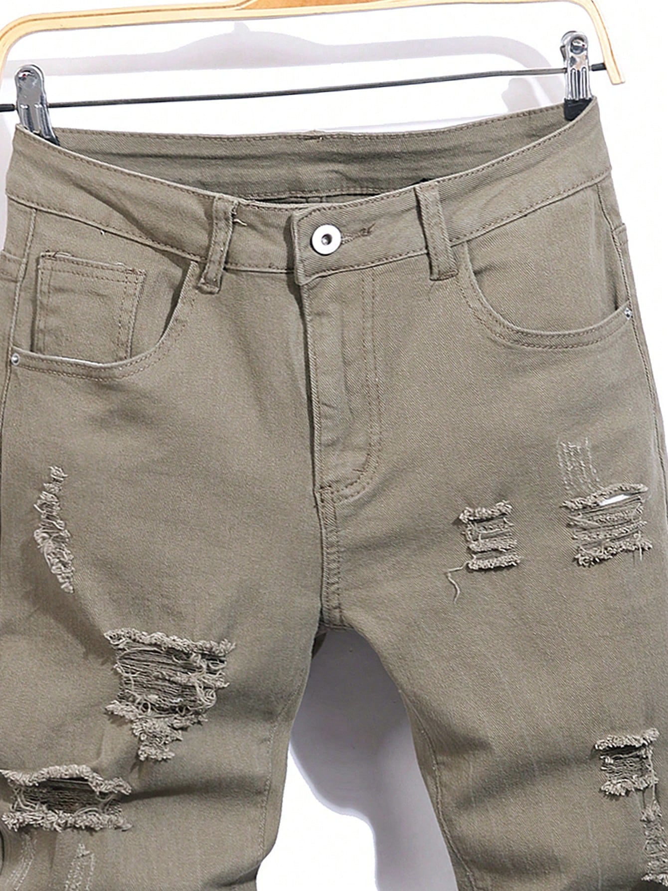 Calça Masculina com Detalhes Rasgados - Calça Victoria