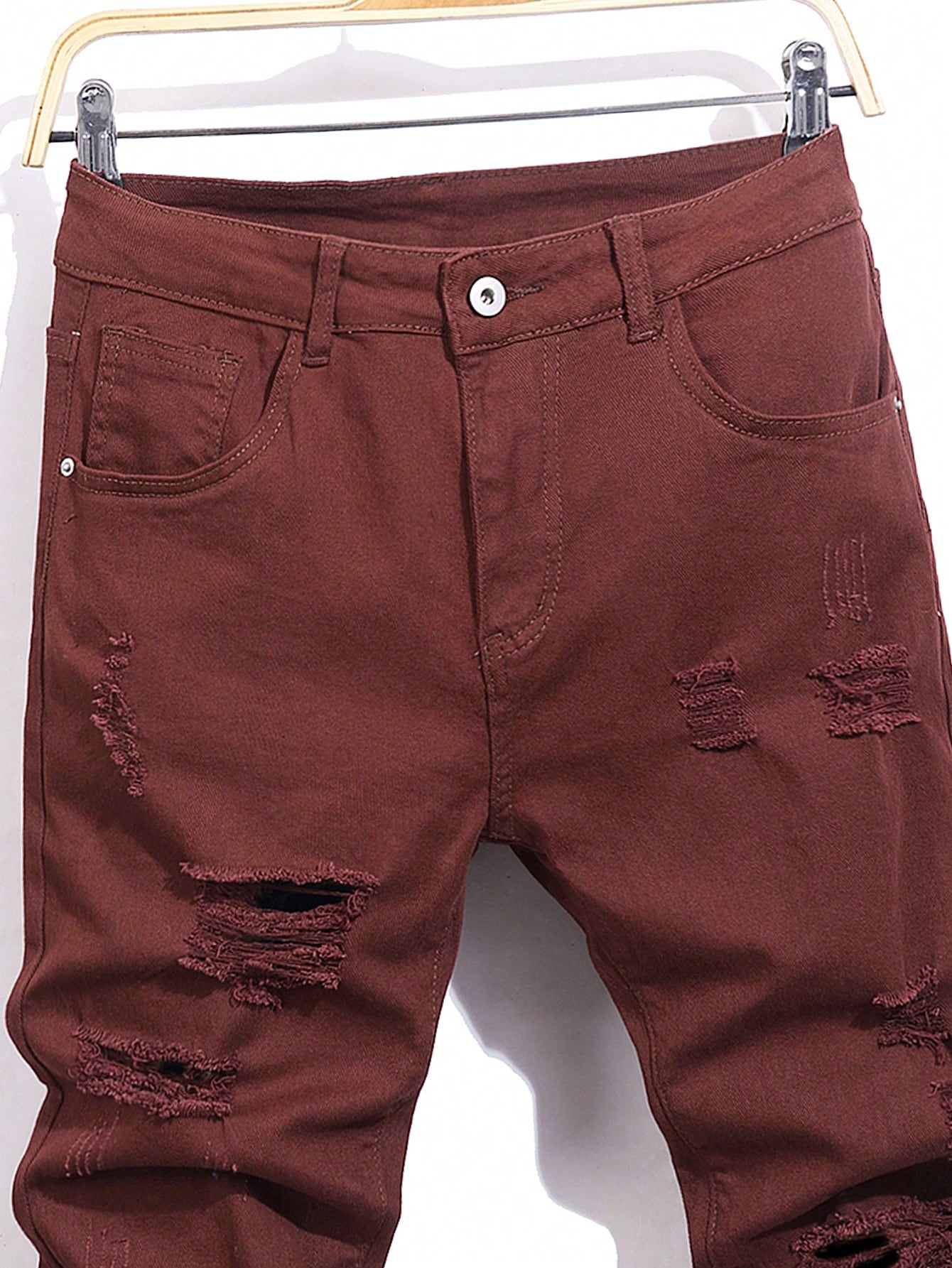 Calça Masculina com Detalhes Rasgados - Calça Victoria