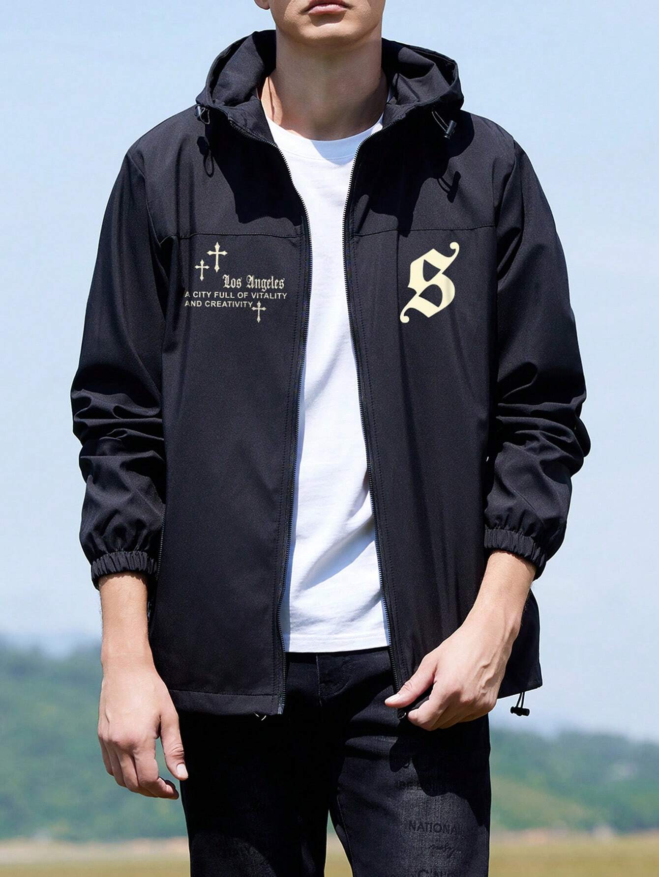 Jaqueta Corta-Vento Masculina - Jaqueta Los Angeles