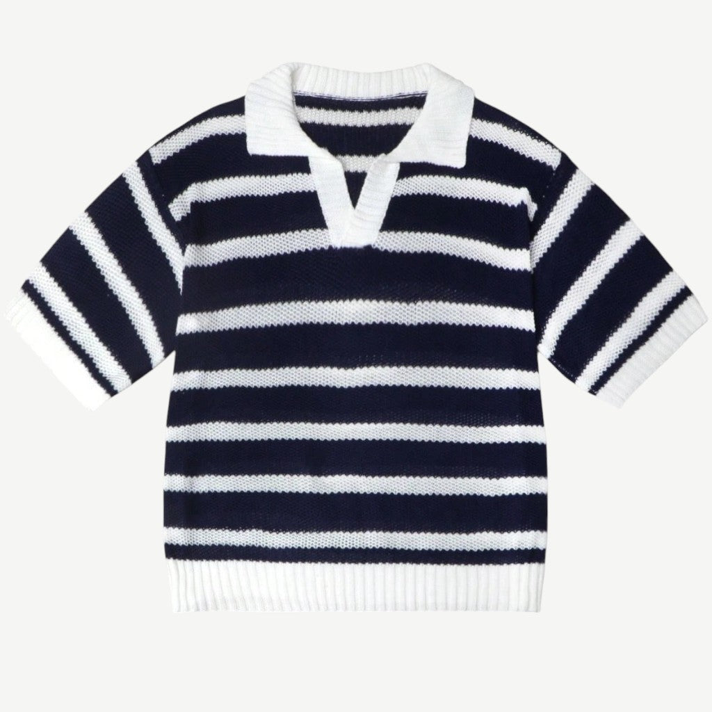 Camisa Polo de Tricô Oversized Masculina - Camisa Mallorca