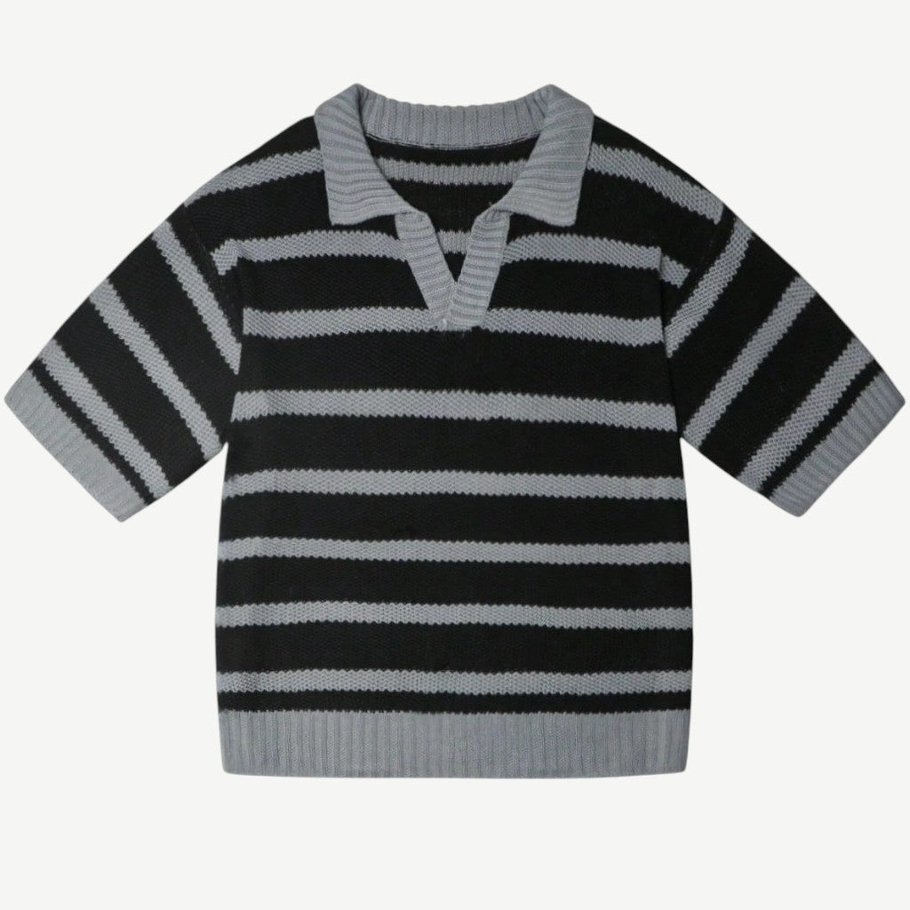 Camisa Polo de Tricô Oversized Masculina - Camisa Mallorca