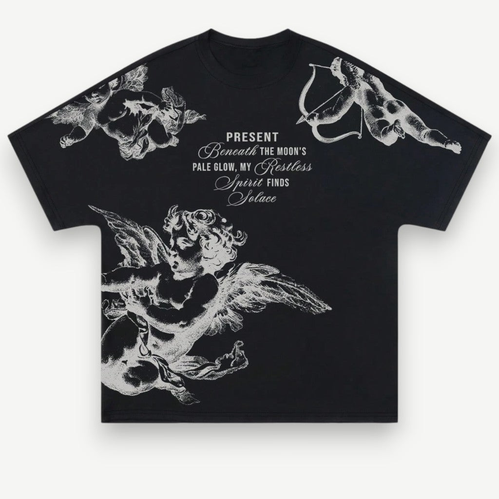 Camiseta Oversized Masculina - T-shirt Living Angels
