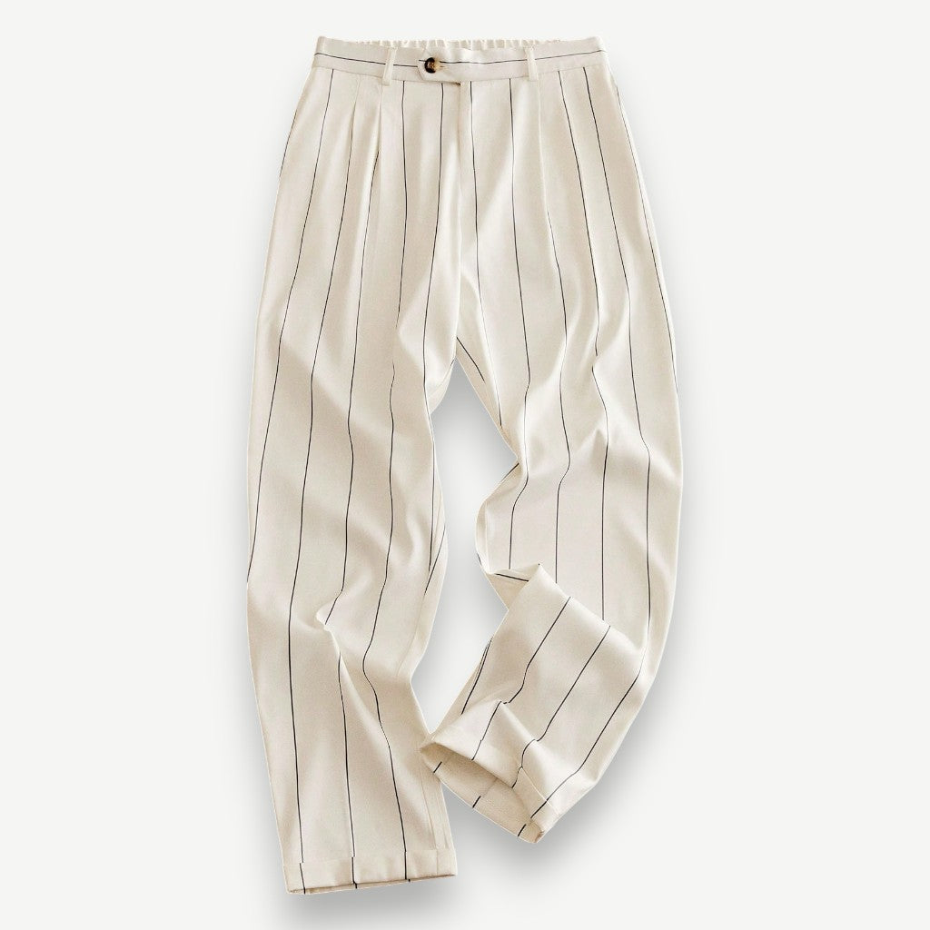 Calça Masculina Listrada - Calça Adelaide